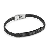Bracelet Boccadamo Man Man in Leather ABR768
